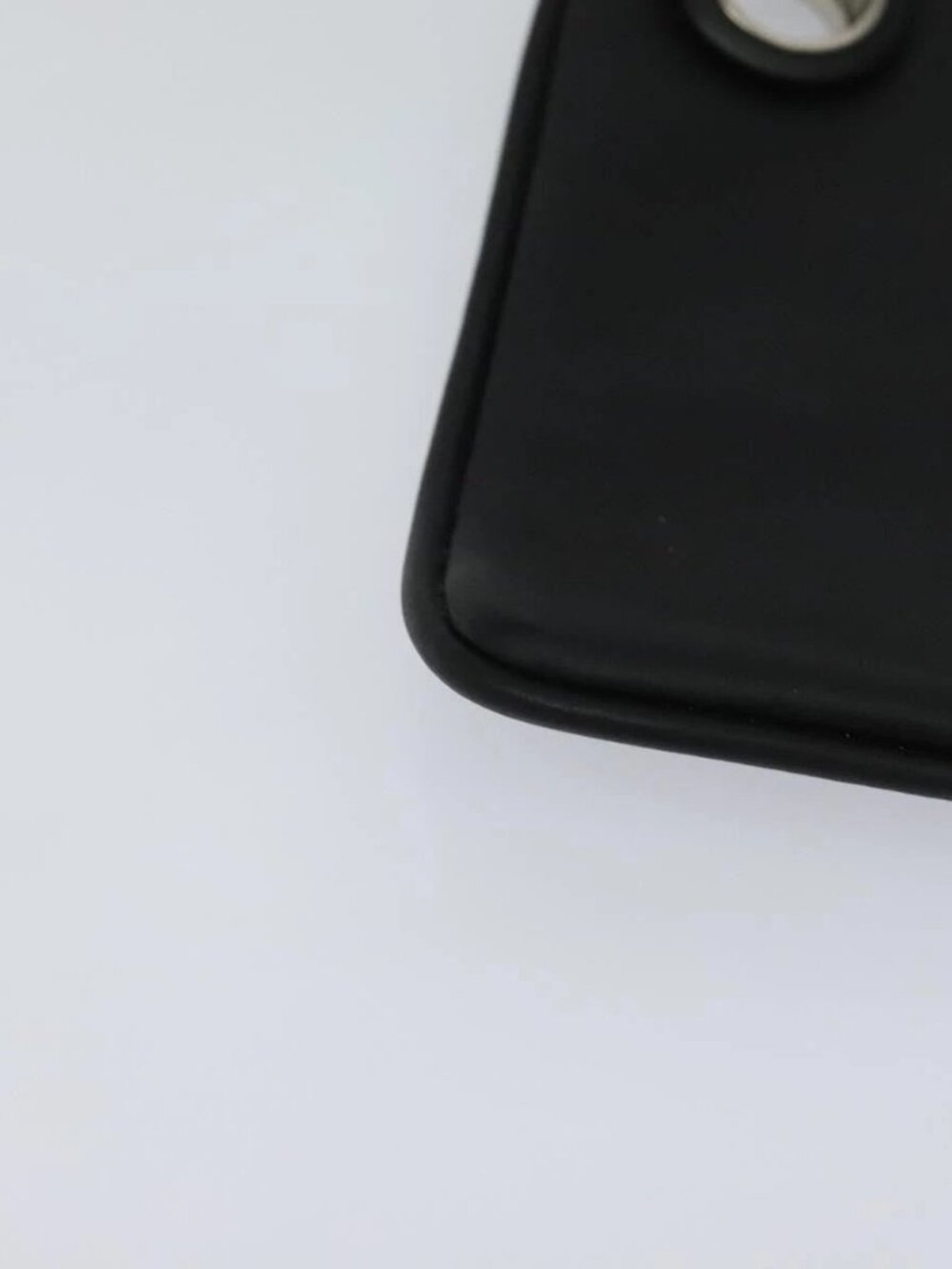 FENDI Triplet Clutch Bag Leather Black Auth 110887V - Picture 5 of 16